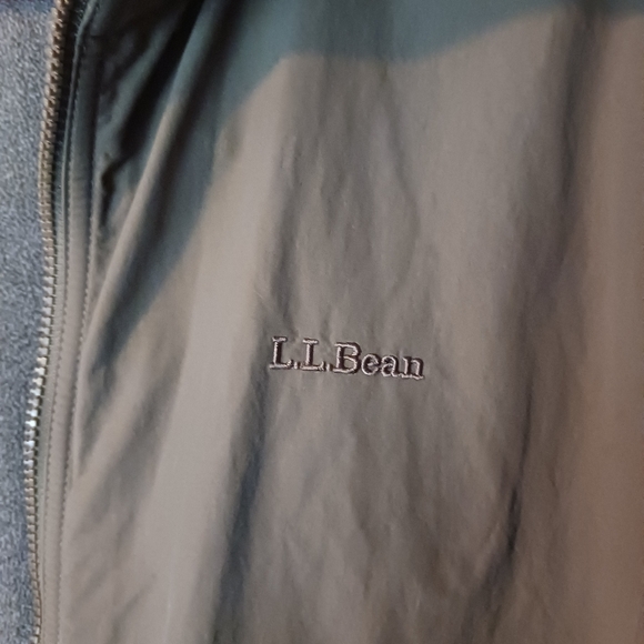 L.L. Bean Classic Men's Olive Bomber Jacket Size Large - Picture 7 of 8